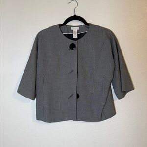 Worthington Women’s Blazer black and white houndstooth